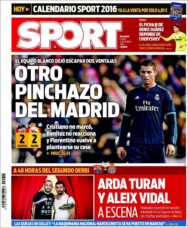 Real Madrid, Sport: "Otro pinchazo del Madrid"