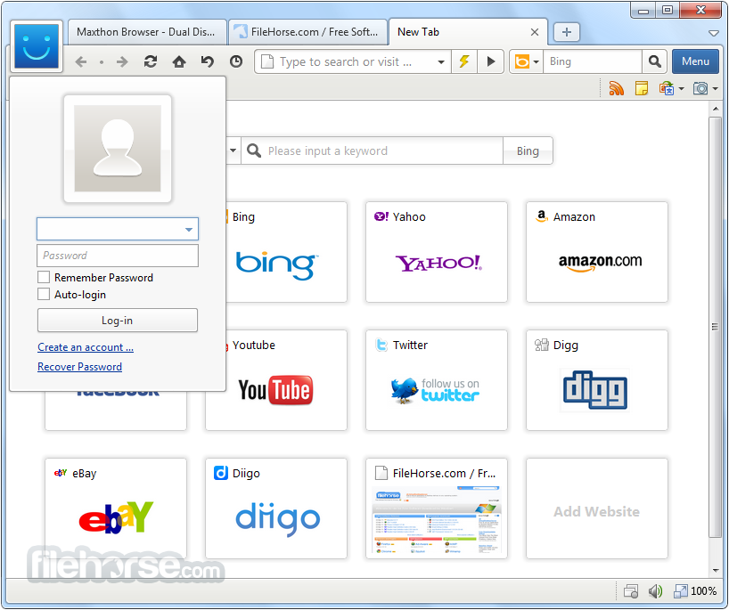 maxthon browser images