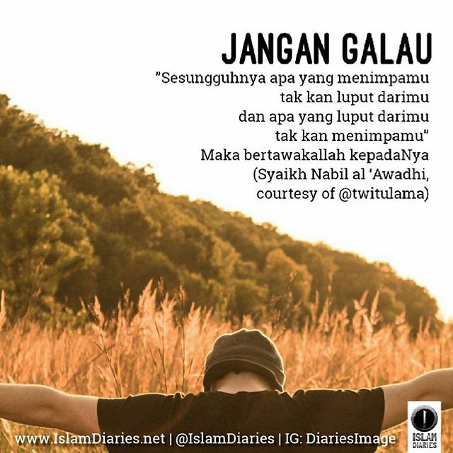 Jangan galau | Foto Dakwah