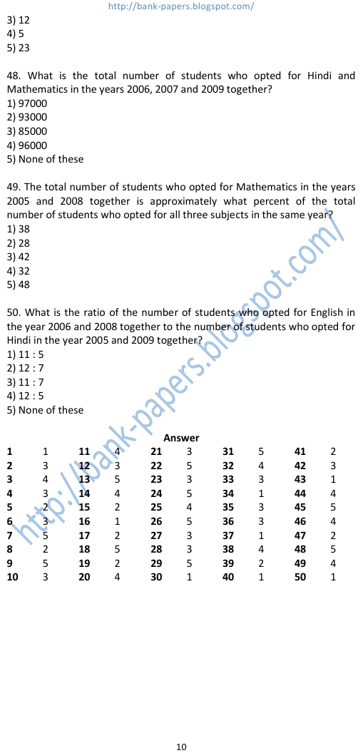 aptitude test question papers