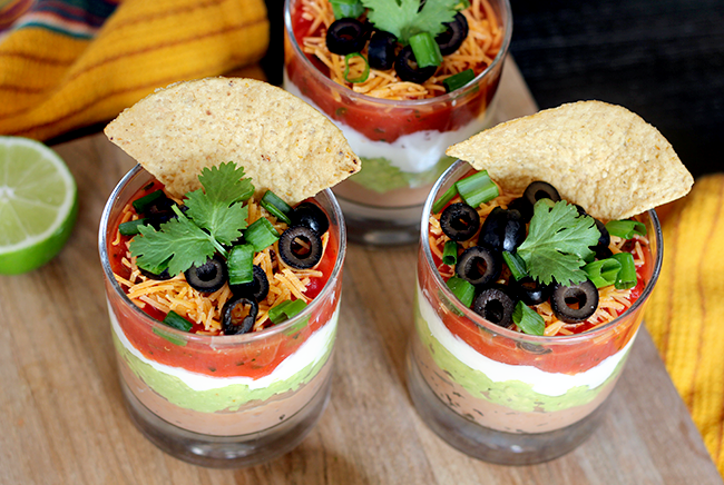 Individual Mexican Style Layer Dips
