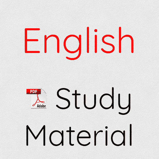 English Study Material