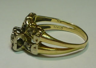 karat marking on gold ring jewelry