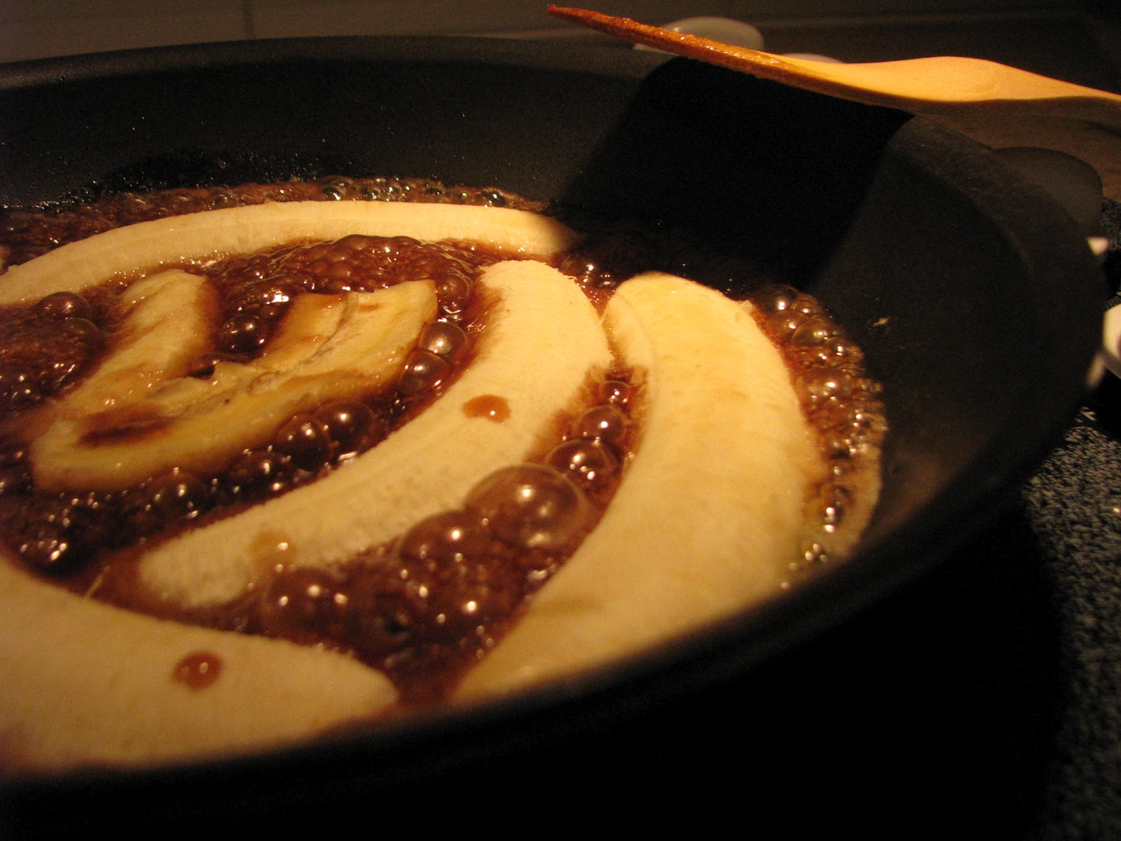 Homemade Chef Bananas Flambe (Foster)