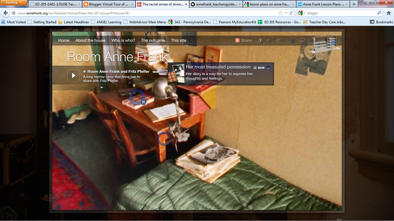 Virtual Tour of Anne Frank's House