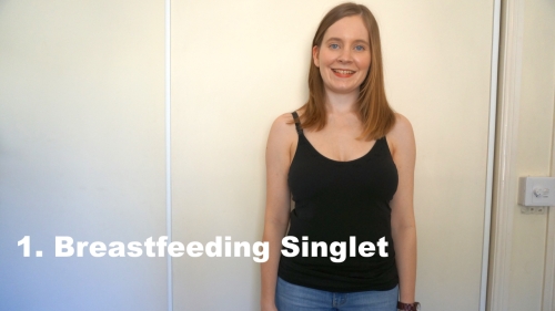 Breastfeeding Singlet: nursing outfit staple | away from blue