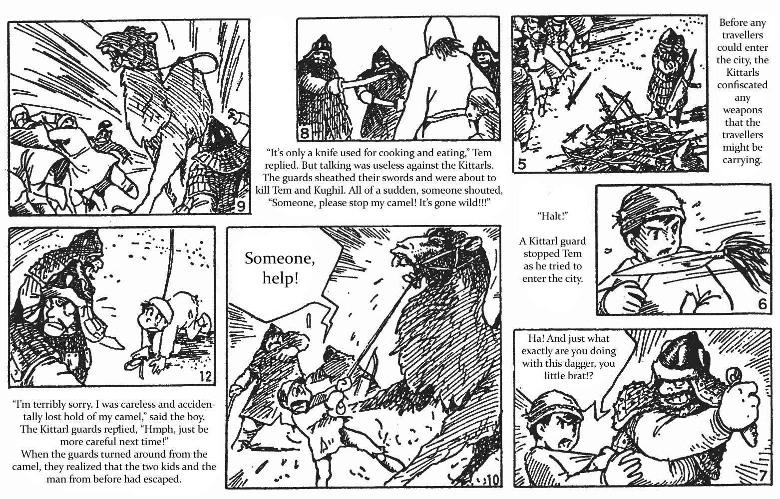 Ghibli Blog: Studio Ghibli, Animation and the Movies: People of the Desert  (Sabaku no Tami) - Hayao Miyazaki's 1969 Manga