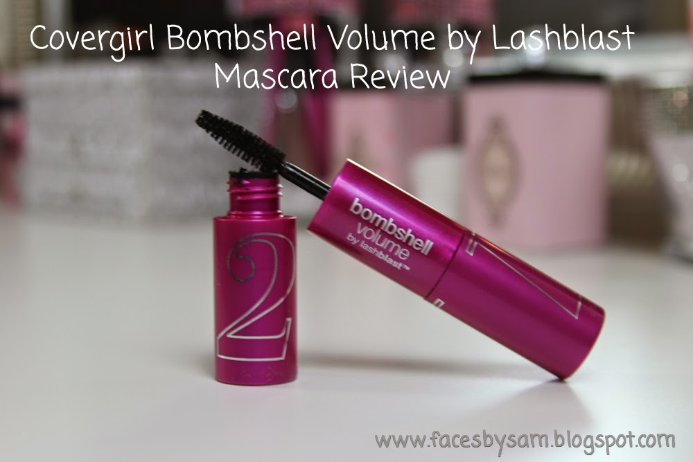 Faces by SAM Beauty Blog Covergirl Bombshell Volume Mascara Review