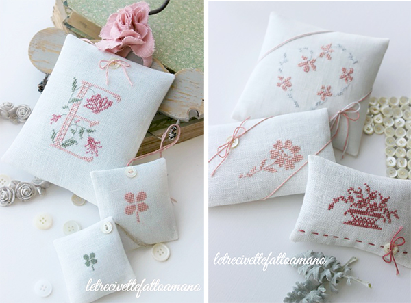 Letters, flowers and leaves by Letrecivettefattoamano Letters, flowers and leaves by Letrecivettefattoamano