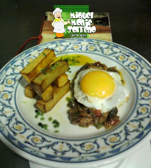 Receta de Carne Tiras de Solomillo a la Manchega