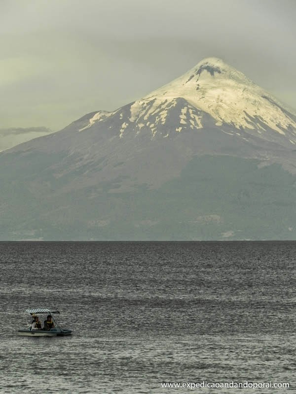 Lago Llanquehue e Vulcão Osorno ao fundo, Puerto Varas