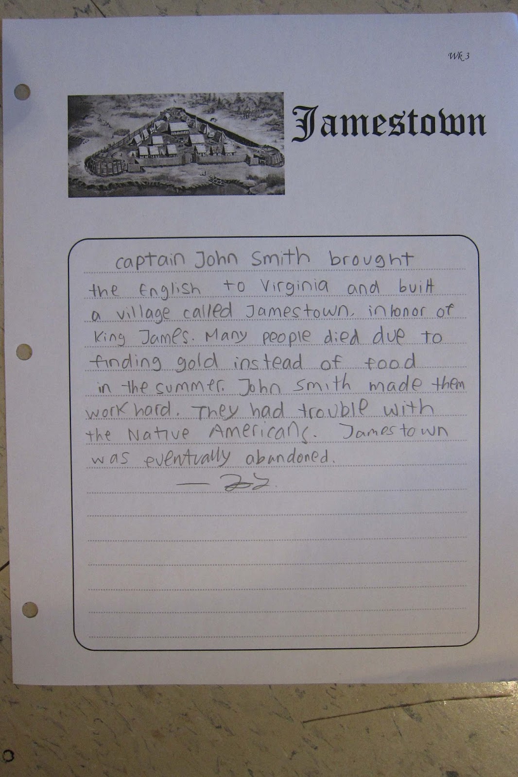 Exploration to 1850 WEEK 3 Jamestown