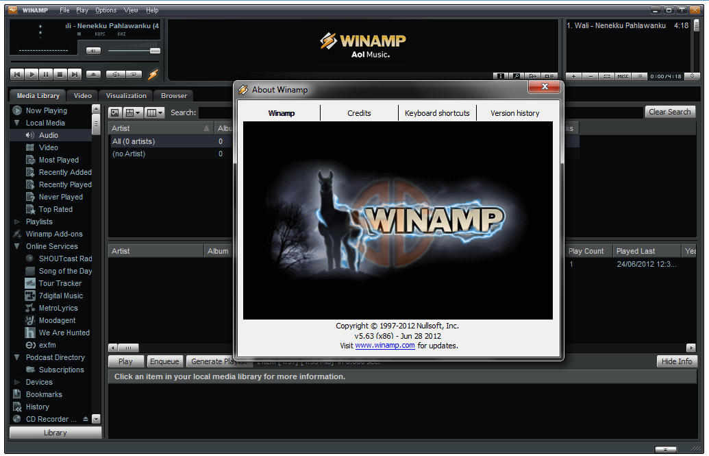 winamp 5.63 pro 직렬화된 키