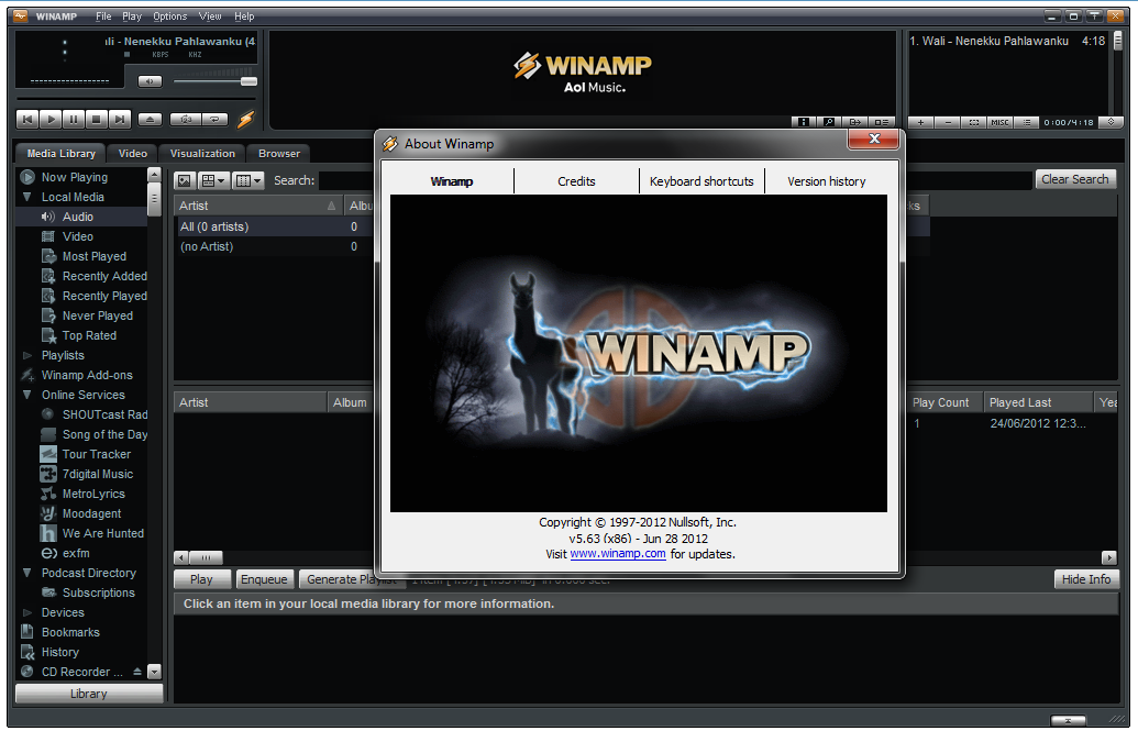 clave secuencial de winamp 5.63 pro