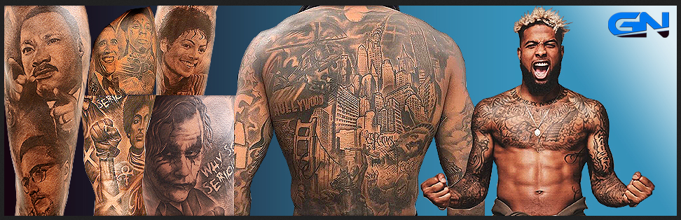 93 Odell Beckham Jr S Back Tattoos What Stands Out To.