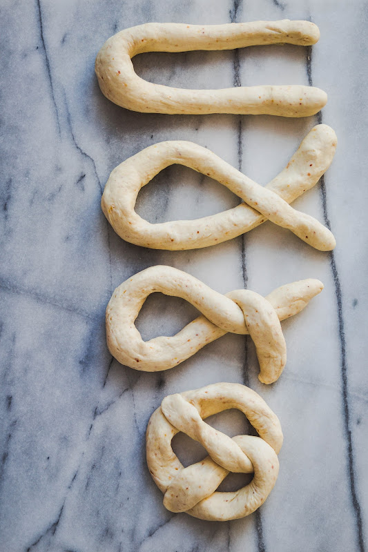 Milk and Honey Mustard Pretzels
