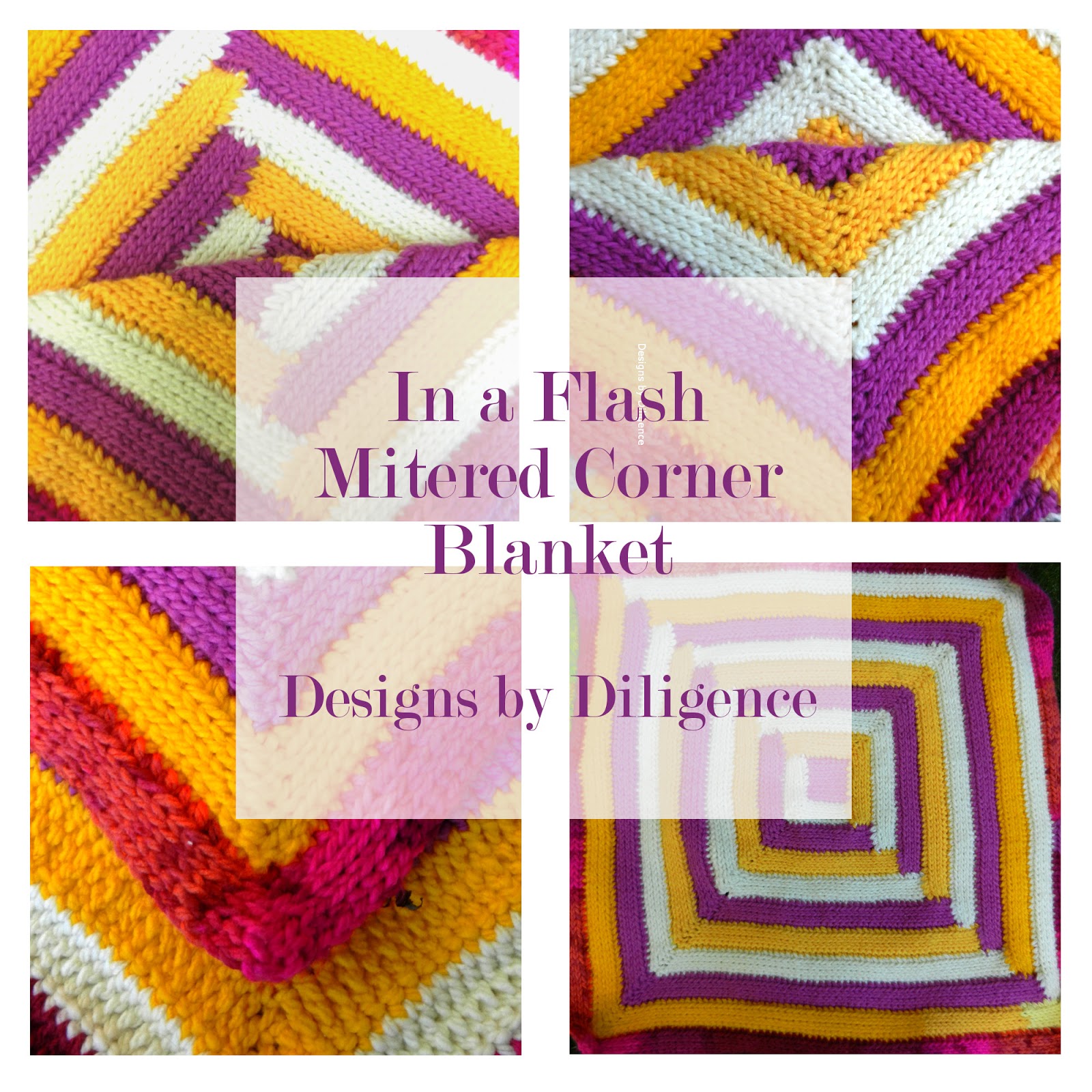 Designs by Diligence In a Flash Mitered Corners Blanket