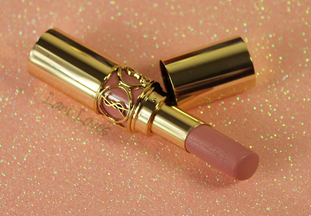 YSL Rouge Volupte Lipstick - Nude Beige Swatches & Review