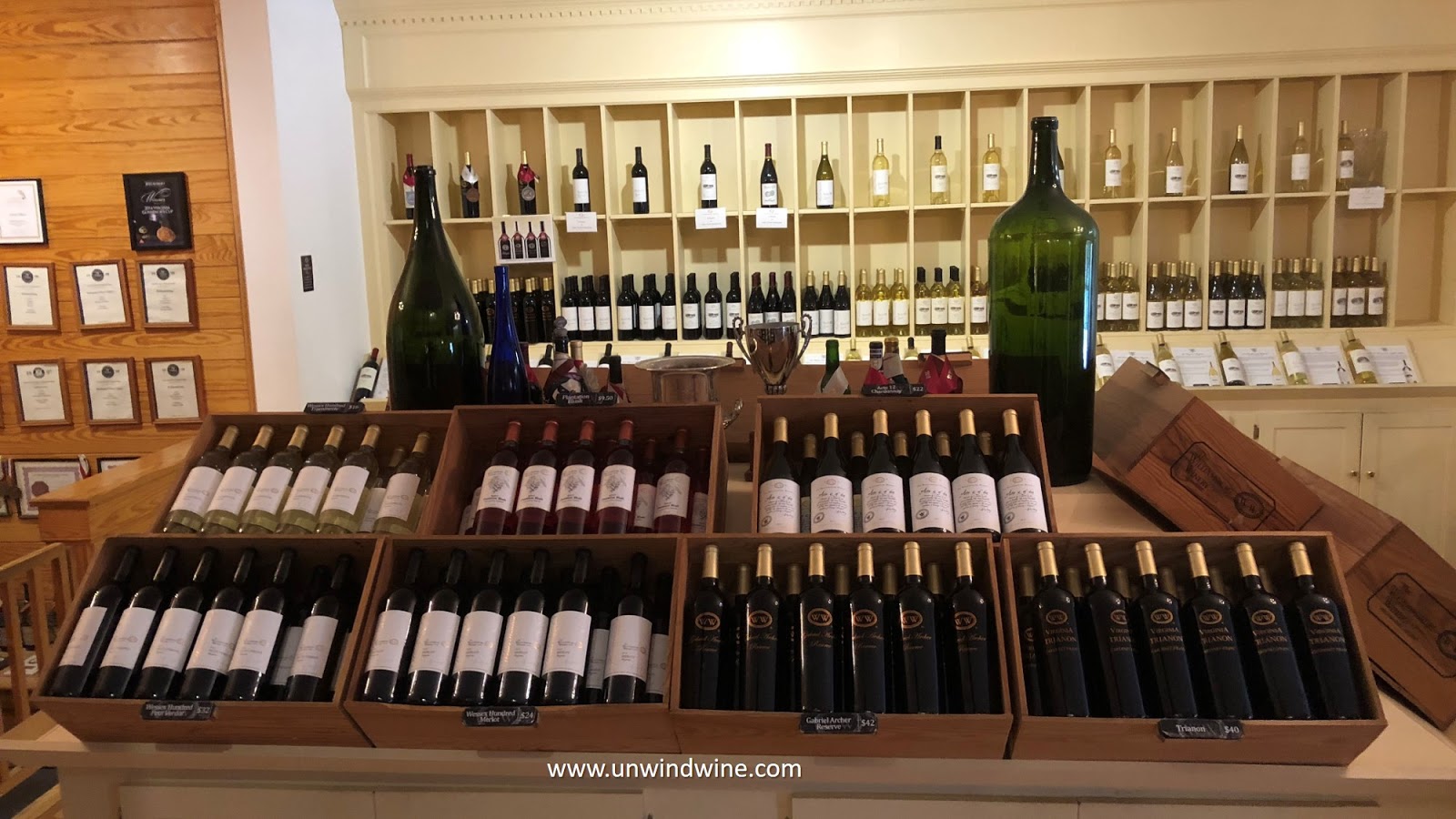 UnwindWine Williamsburg Winery Wessex Hundred Vineyard Wiliamsburg, VA