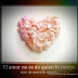 Imágenes de amor - Imágenes de San Valentín - Imagen de corazón de pétalos con frase 