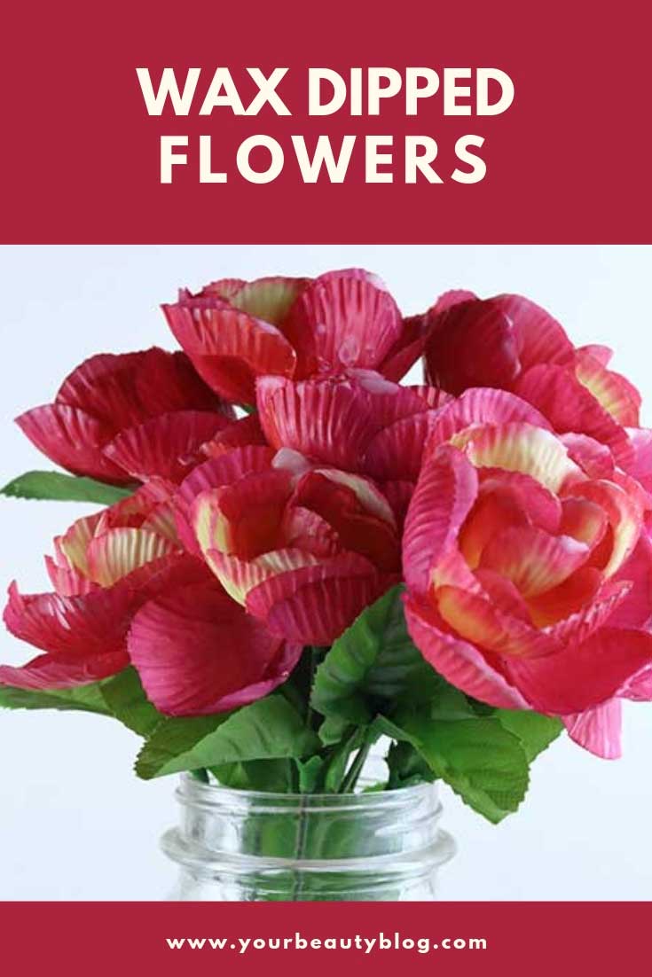 DIY Soy Wax Dipped Roses Everything Pretty
