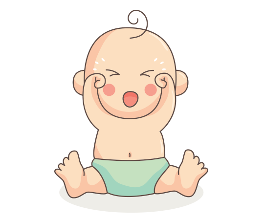 Bayi Lucu  Cute Baby Cartoon  PNG Omah PNG