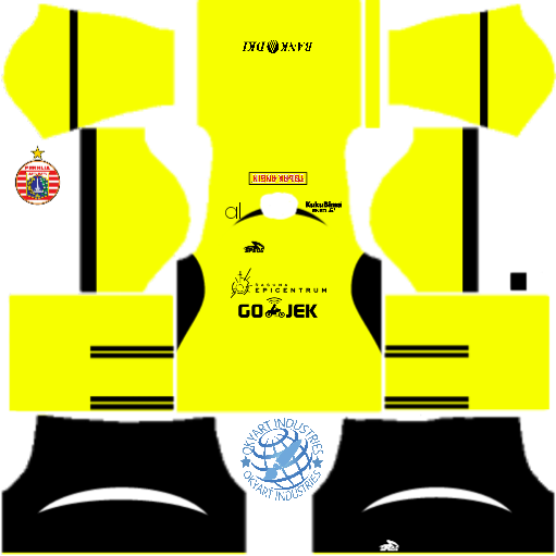 Kit PERSIJA 2018 by OKYJVNC Soccer Mod