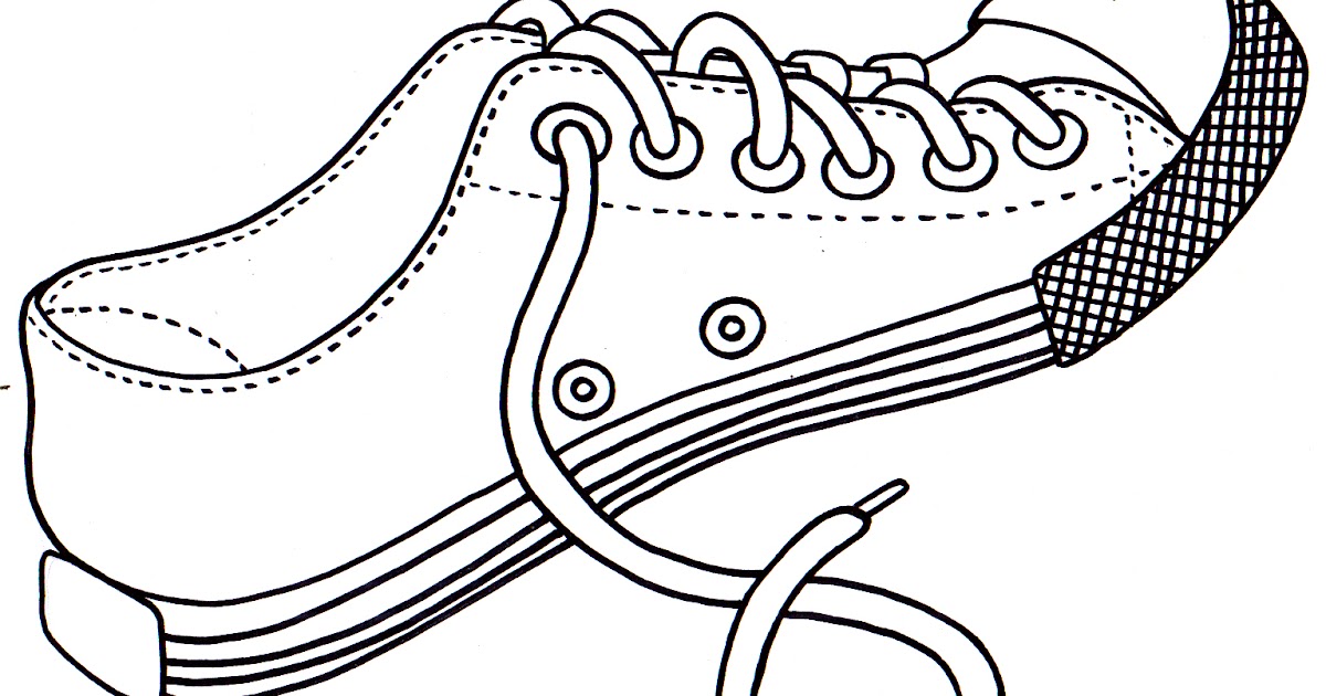 Shoe Coloring Pages