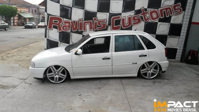 VW Gol G2 Bola Com Rodas Volcano Long Beach Aro 18 Fixa