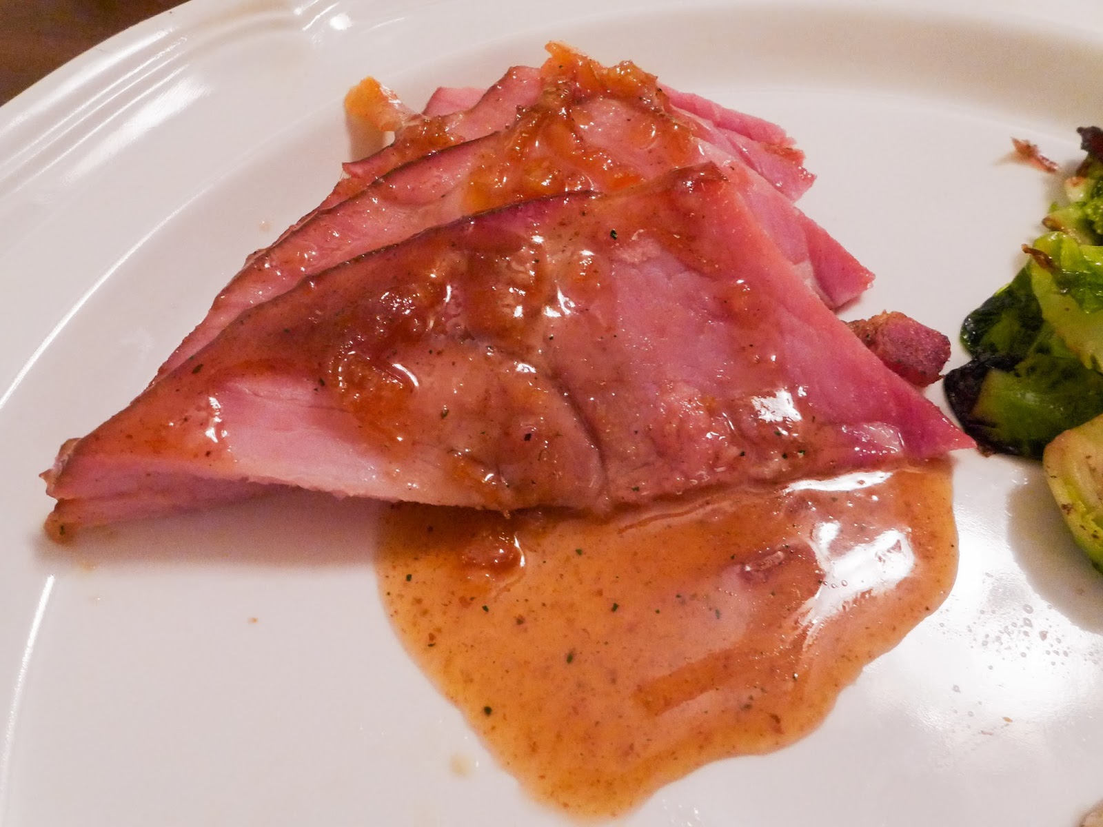 Dimples & Delights MustardMarmalade Glazed Ham