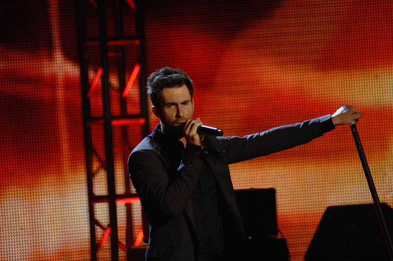 March 18 Lead singer Adam Levine of Maroon 5 & "The Voice