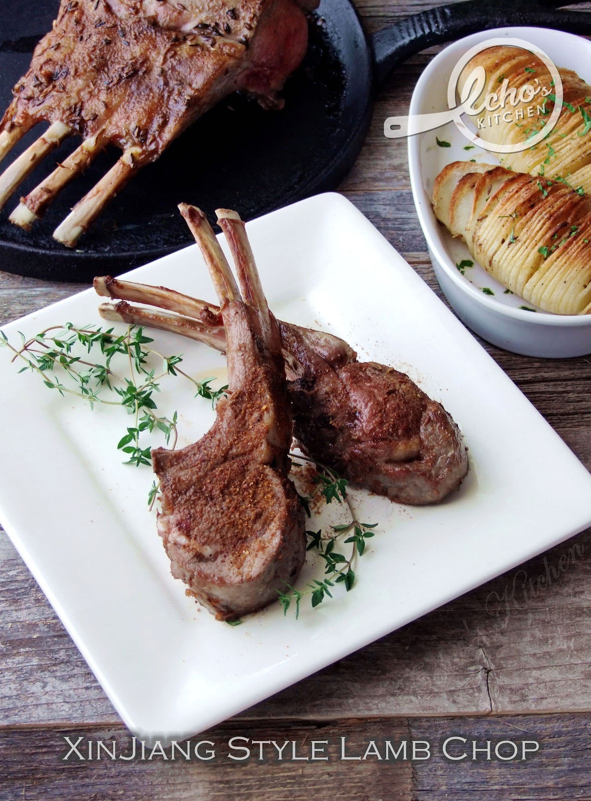 A taste of memories Echo's Kitchen XinJiang Style Lamb Chops 孜然烤羊排