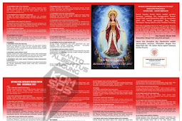 Desain Leaflet Rosario Merah Putih 2017 Unduh disini