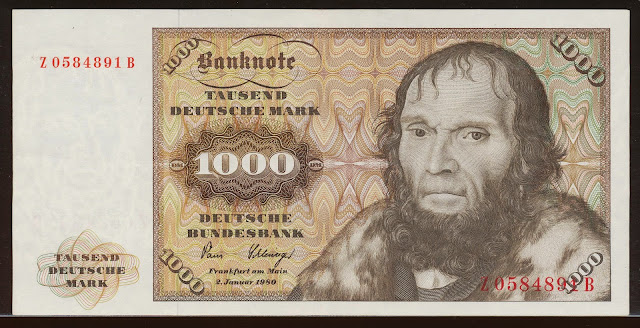 1000 Deutsche Mark banknote