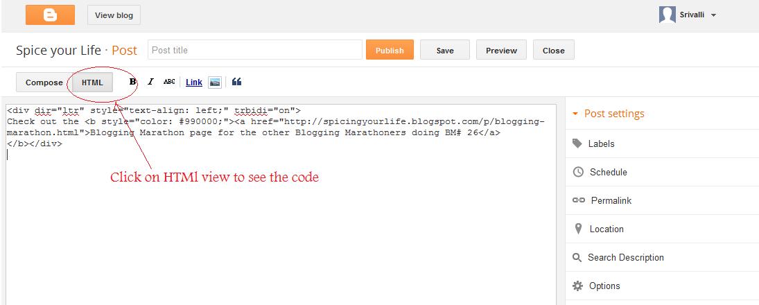 How to Create a Post Template in blogger Blog | Food Blogging 101