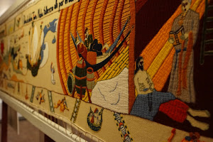 Beautiful tapestry done by women in Conche