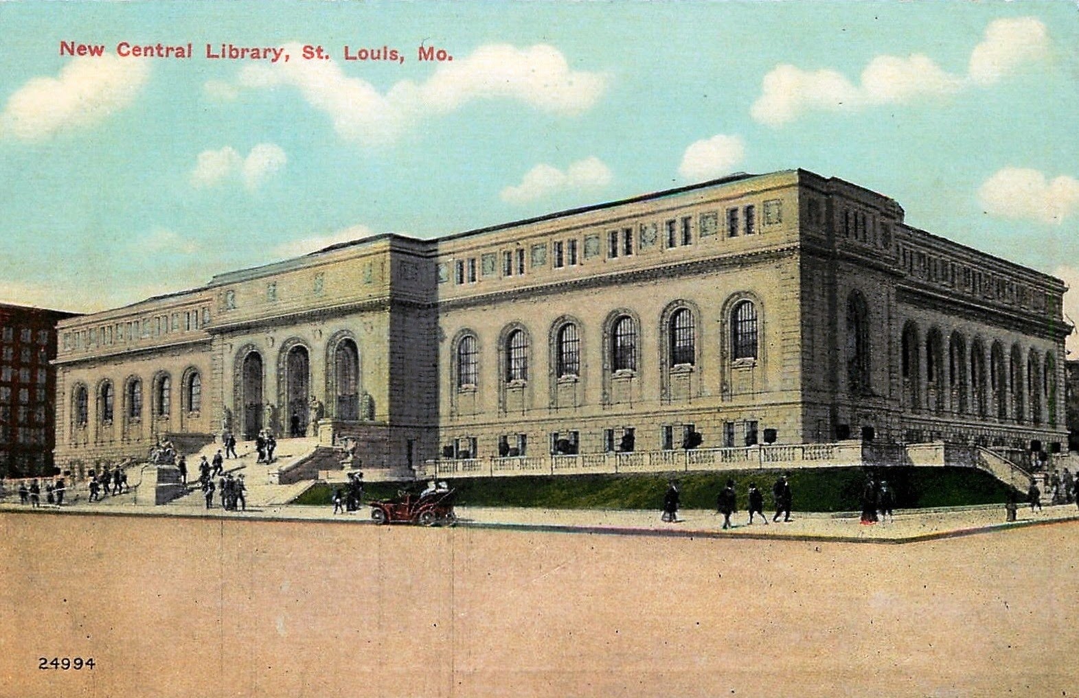 Library Postcards: New Central Library, St. Louis, Missouri