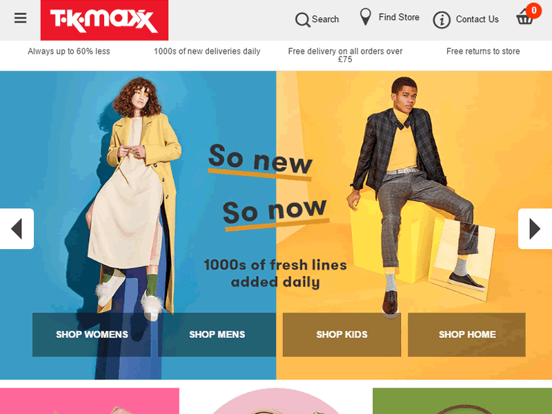 TK Maxx is a popular destination for top brand products at cheap prices