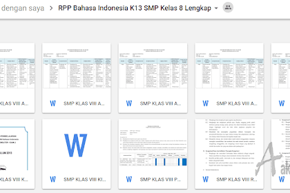 Rpp K13 Smp Bahasa Indonesia Kelas 8