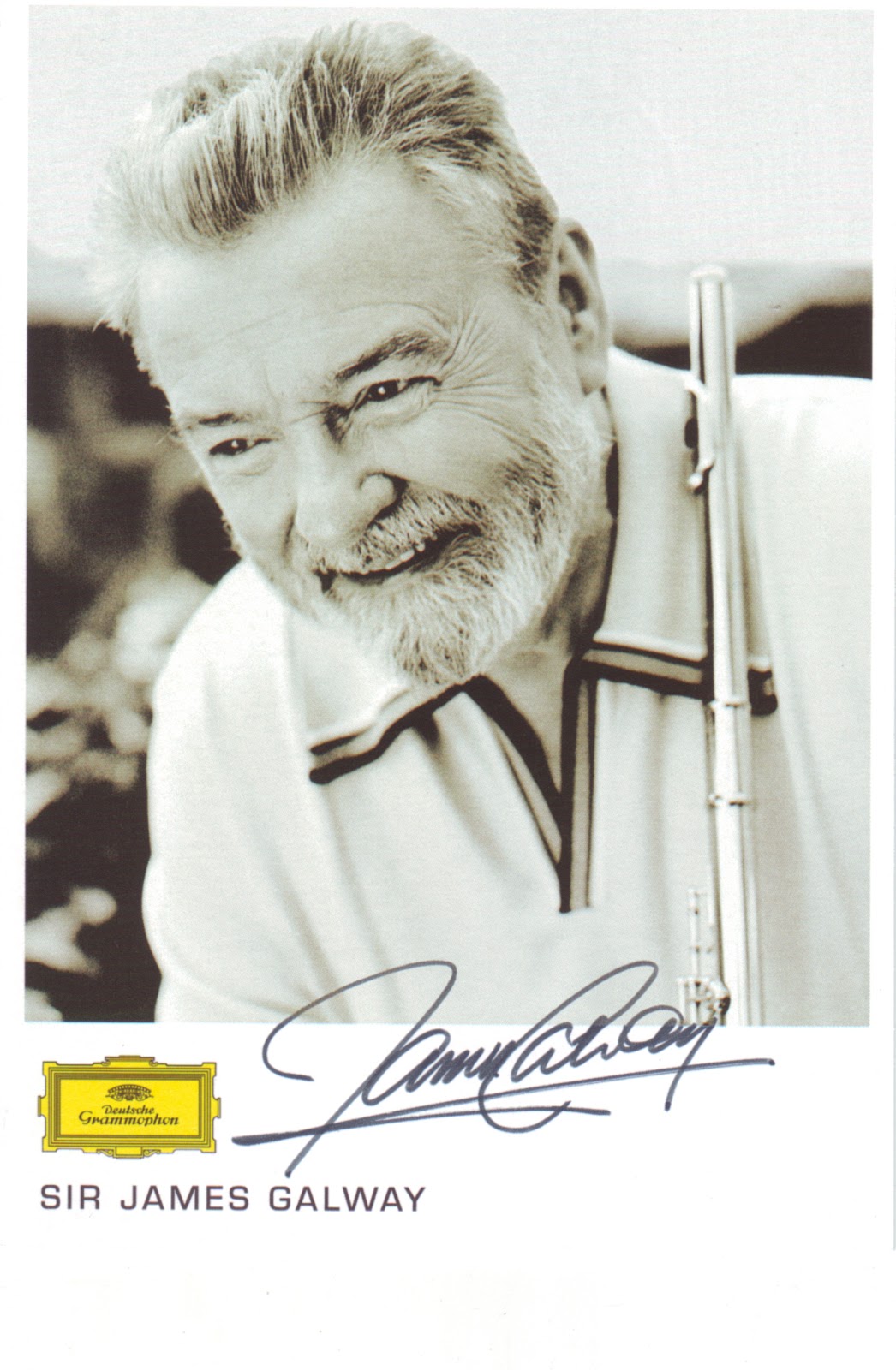 The King Karl I of Romania Autograph Museum: Sir James Galway