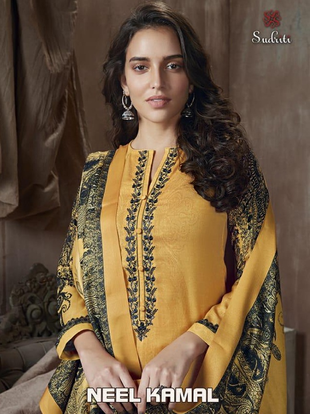 Sudriti Neel kamal Pashmina Woolen Suits Winter Collection