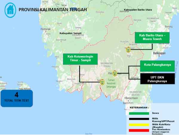Lokasi Tes Cat BKN Propinsi Kalimantan Tengah Lokasi Tes Cat BKN Propinsi Kalimantan Tengah