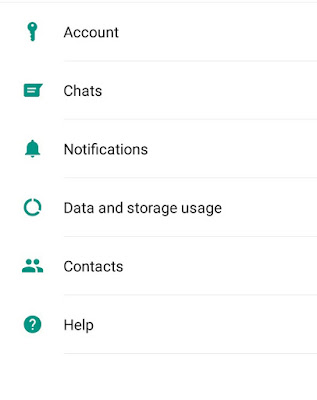 Open your WhatsApp and go to settings options then tap on Data and storage usage.