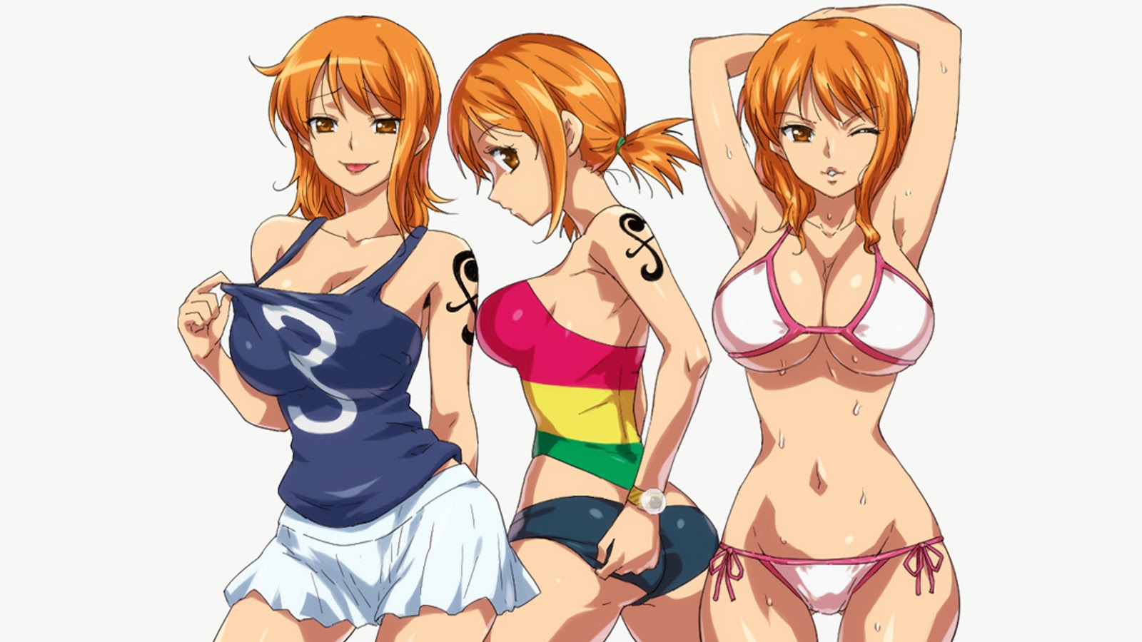 One Piece Sexy Girls Nude Kleid Bilder