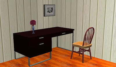 TheNinthWaveSims: The Sims 2 - The Sims 3 Base Game Desk For The Sims 2