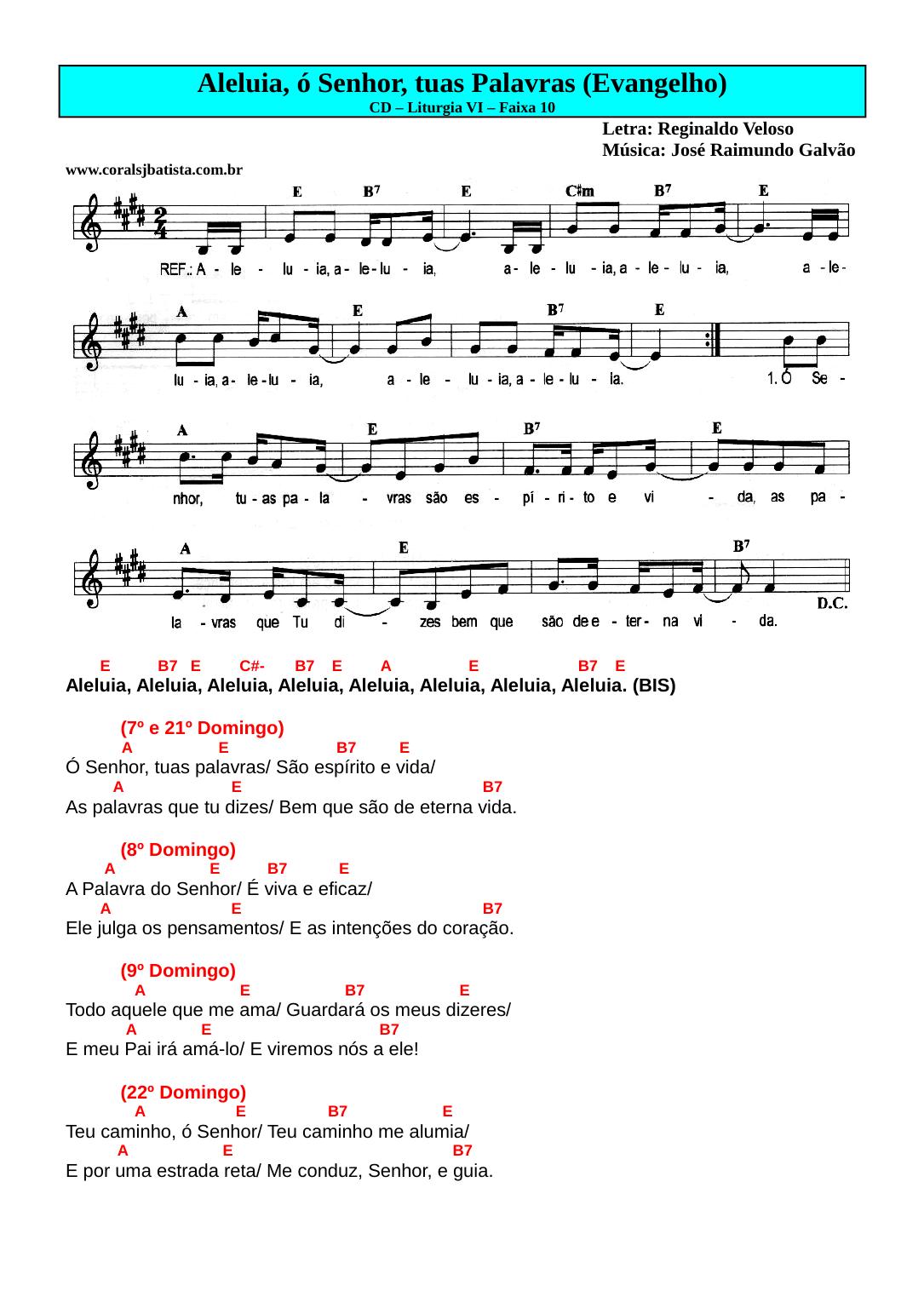 ANIMAÇÃO DE MISSAS GRUPOS DE CANTOS 23082015 O DIA DO SENHOR