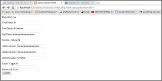 Image of user get update details 