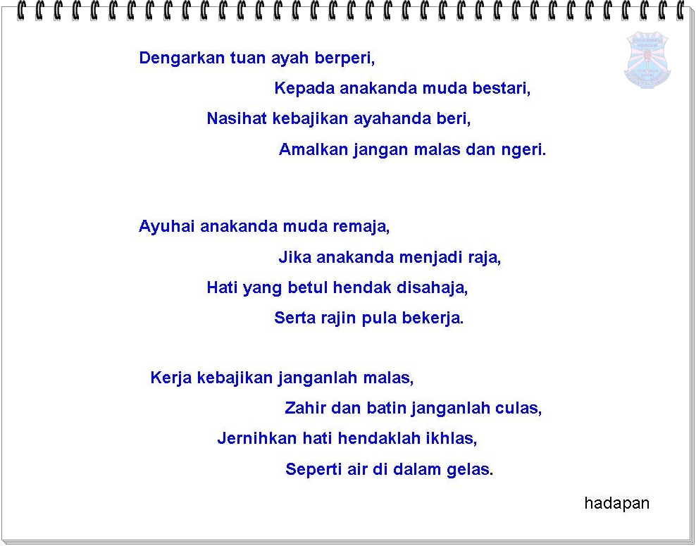 Bahasa Melayu Tingkatan 2 SYAIR NASIHAT (PENGHUJUNG THAMARAT ALMUHIMMAT) jpg (988x775)