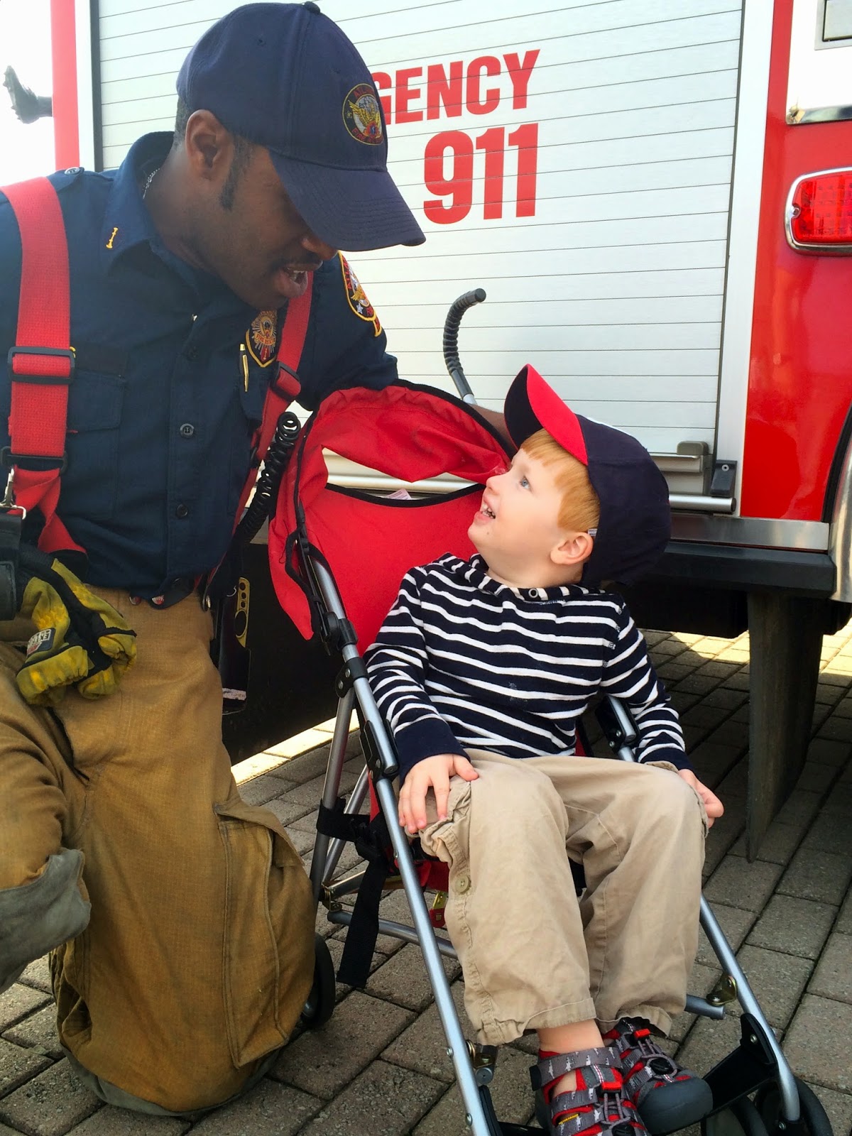 Atlanta Parent Blog Expo 2014 Firefighters