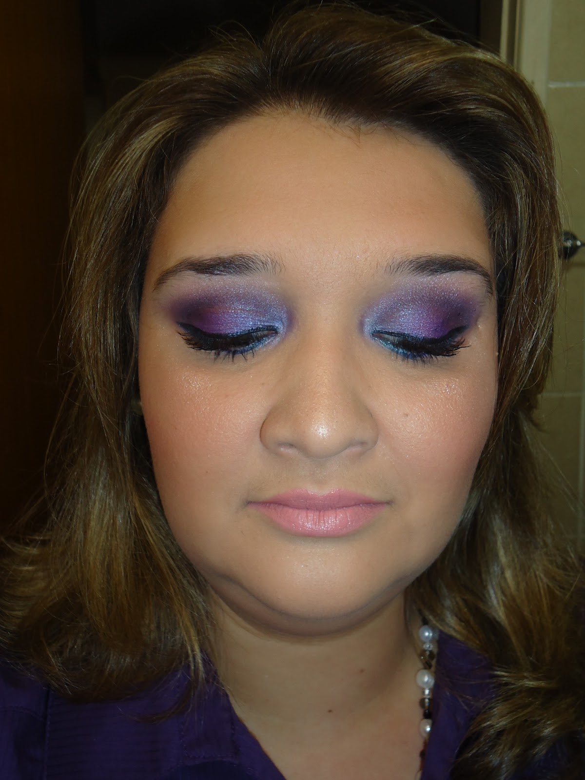 Radar Beauty Maquiagem roxa com Go Palette London Radar Beauty Maquiagem roxa com Go Palette London